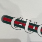 Replica GUCCI Cotton Jersey T-shirt With Gucci Print, Size XL, White, Ready-to-wear