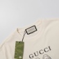 Replica Gucci 23SS new sketch shoes T-shirt short sleeve beige