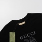 Replica Gucci 23SS new sketch shoes T-shirt short sleeve black