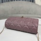 Replica Dior sheepskin rattan check clutch bag
