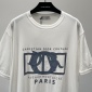 Replica Dior 24 Big O applique embroidered round neck T-shirt