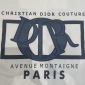 Replica Dior 24 Big O applique embroidered round neck T-shirt
