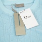 Replica Dior CD letter dark jacquard Logo Tshirt