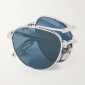 Replica Dior Dior90 A1u Foldable Sunglasses in Blue for Men | Lyst