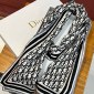 Replica Dior double D cashmere scarf