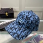 Replica Dior Oblique Monogram Hat Navy Blue