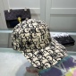 Replica Dior Oblique Monogram Hat Black Blue