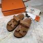 Replica Hermes Velcro design slippers