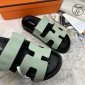 Replica Hermes Velcro design slippers