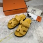 Replica Hermes Velcro design slippers