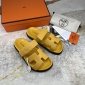 Replica Hermes Velcro design slippers