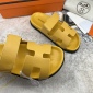 Replica Hermes Velcro design slippers