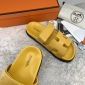 Replica Hermes Velcro design slippers