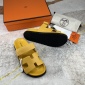 Replica Hermes Velcro design slippers