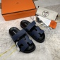 Replica Hermes Velcro design slippers