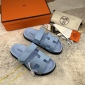 Replica Hermes Velcro design slippers