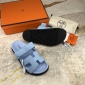 Replica Hermes Velcro design slippers