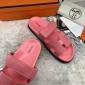 Replica Hermes Velcro design slippers