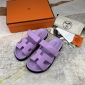 Replica Hermes Velcro design slippers