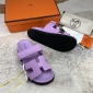 Replica Hermes Velcro design slippers