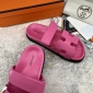 Replica Hermes Velcro design slippers