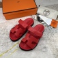 Replica Hermes Velcro design slippers