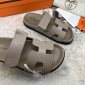 Replica Hermes Velcro design slippers