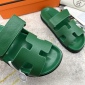 Replica Hermes Velcro design slippers