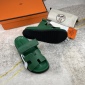 Replica Hermes Velcro design slippers