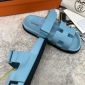 Replica Hermes Velcro design slippers