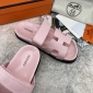 Replica Hermes Velcro design slippers