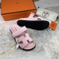 Replica Hermes Velcro design slippers