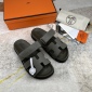 Replica Hermes Velcro design slippers