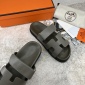 Replica Hermes Velcro design slippers