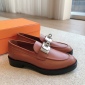 Replica Hermes Men Hot Loafer in Calfskin-Brown