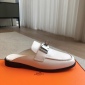 Replica Hermes large metal button half bag of flip-flops