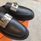 Replica Hermes large metal button half bag of flip-flops