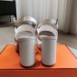 Replica Hermes high-heeled sandals with large metal buttonsHermes high-heeled sandals with large metal buttons