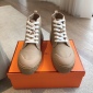 Replica Hermes platform high top canvas shoes