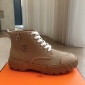 Replica Hermes platform high top canvas shoes