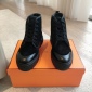 Replica Hermes platform high top canvas shoes