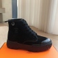 Replica Hermes platform high top canvas shoes