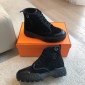 Replica Hermes platform high top canvas shoes