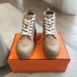 Replica Hermes platform high top canvas shoes