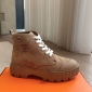 Replica Hermes platform high top canvas shoes