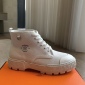 Replica Hermes platform high top canvas shoes