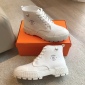 Replica Hermes platform high top canvas shoes