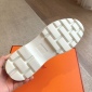 Replica Hermes platform high top canvas shoes