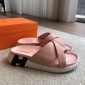 Replica Hermes Double H flat sandals