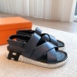 Replica Hermes Pair sandals with crossed LACES a EClair